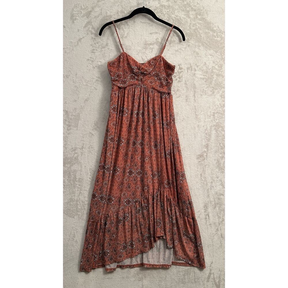 Maurices Paisley Smocked Mesh Dress Size Small Boho Festival Peasant Fairy NWT